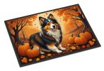 NEW Sheltie Fall Doormat Front Door Mat Indoor Outdoor Rugs for Entryway, Non Slip Washable Low Pile, 18H X 27W