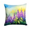 Idaho Syringa in Watercolor Throw Pillow Machine Washable, Indoor Outdoor Decorative Pillow for Couch, Bed or Patio, 14Hx14W