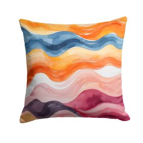 Lesbian Pride Throw Pillow Machine Washable, Indoor Outdoor Decorative Pillow for Couch, Bed or Patio, 14Hx14W