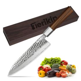 Japanese Chef Knife - 8 Inch Professional Chef's Knife Ultra Sharp Kitchen Knife Japanese 9-Layers VG-10 Clad, Chef Knife For Meat Vegetable Frui (Option: Chef knife)