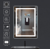Triple Color Temperature/LED/RGB Smart Touch Control Bathroom Mirror with Tempered Glass, Adjustable Light, Fog & Shatterproof, Memory Function