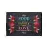 Printed Absorbent & Non-Slip Door Mat - Durable Polyester Carpet with "Kitchen" Design, Ideal for Bathrooms, Hallways, Living Rooms